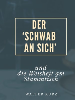 cover image of Der 'Schwab an sich'